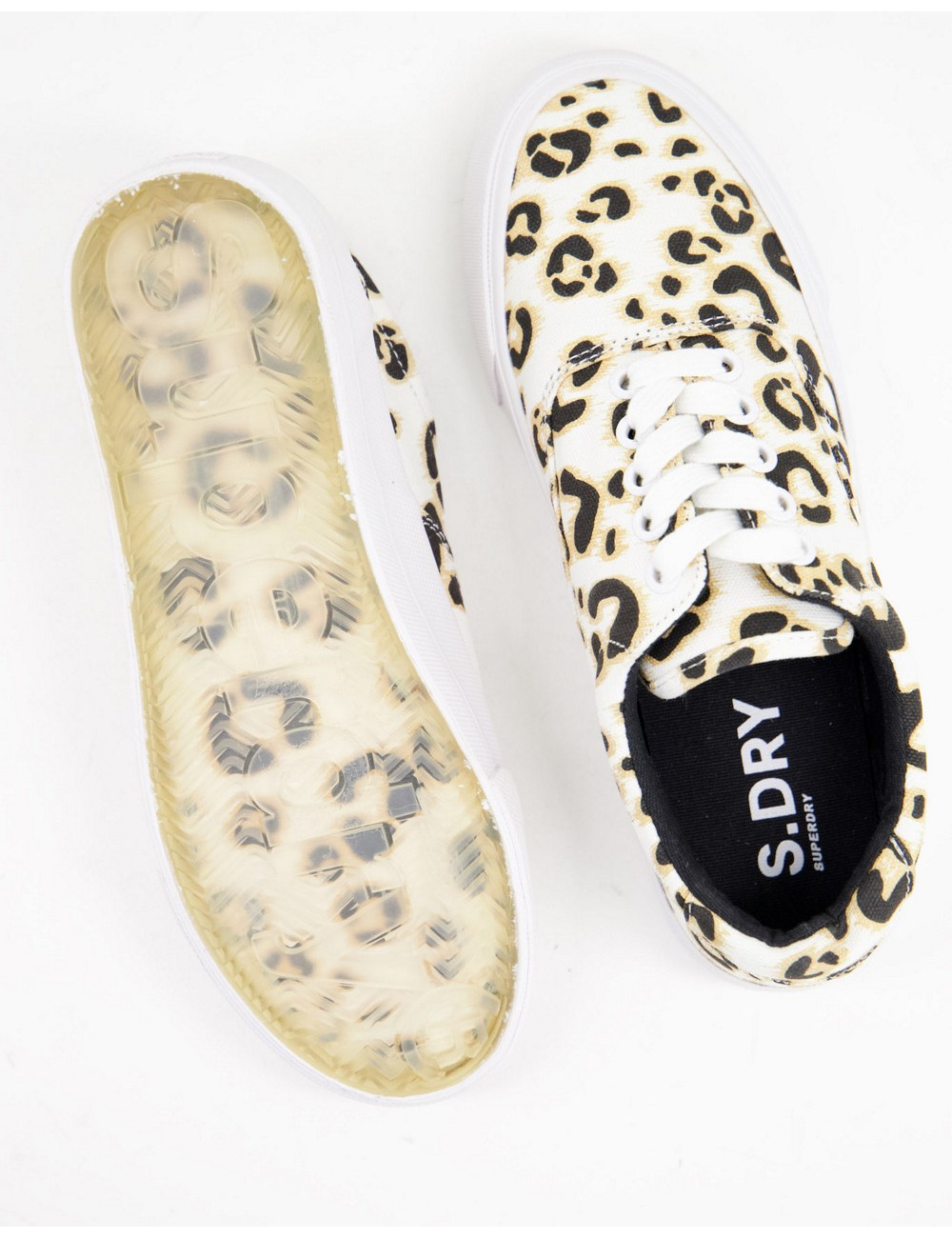 Superdry leopard print lace...