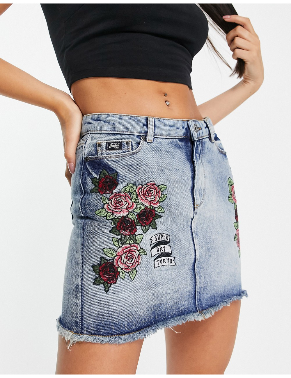 Superdry embroidered micro...