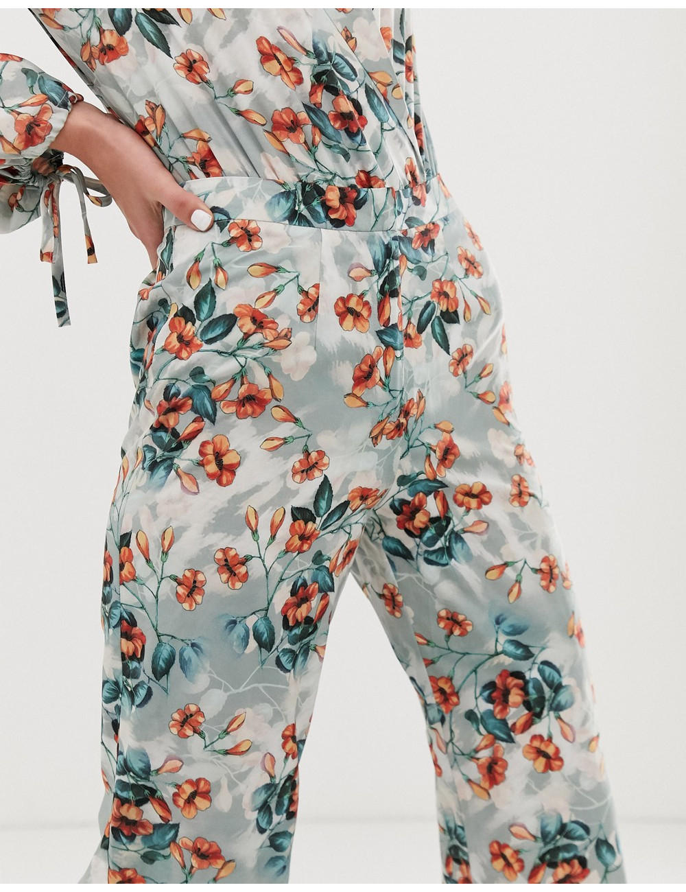 Unique21 floral print trousers