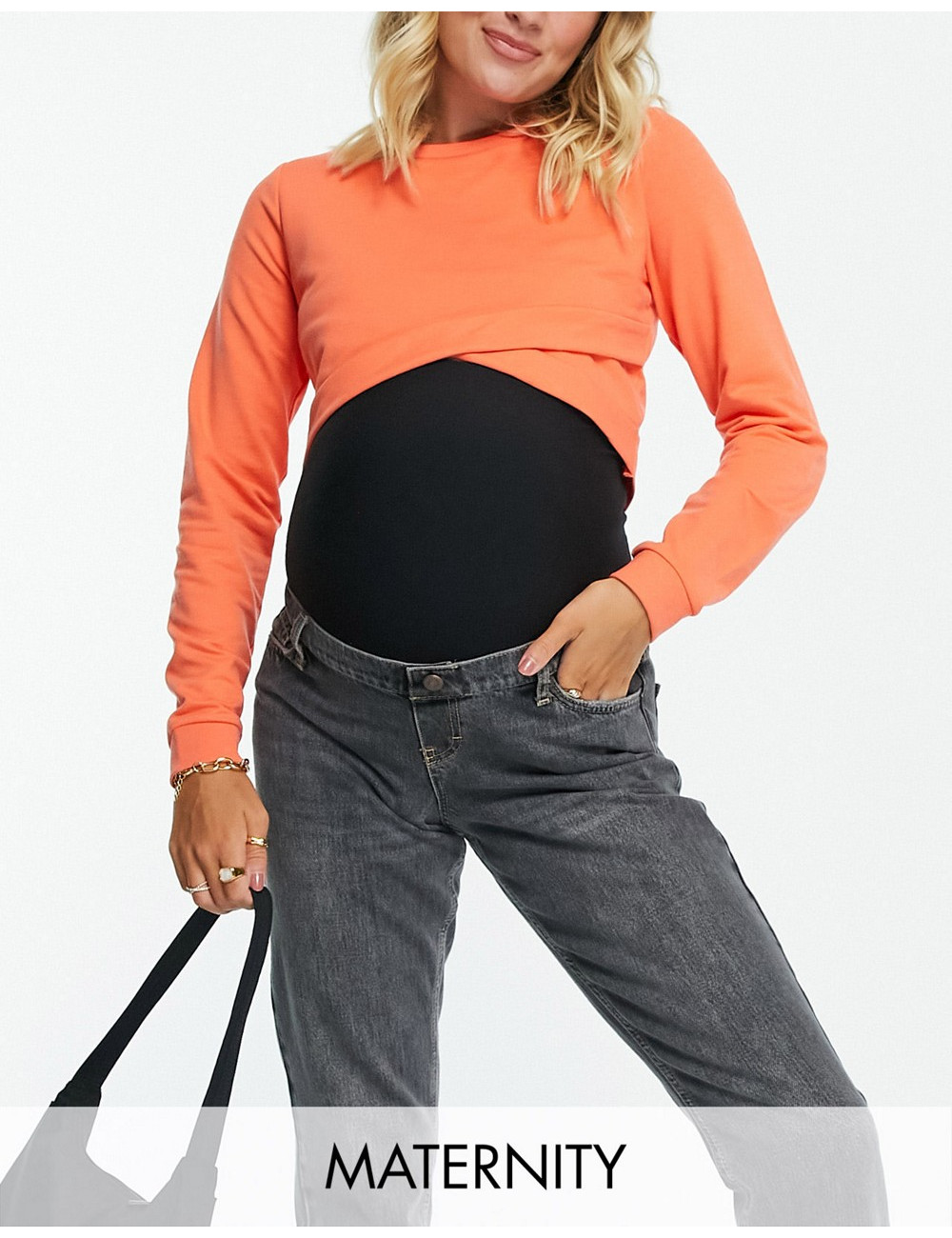 Mamalicious cropped top in...
