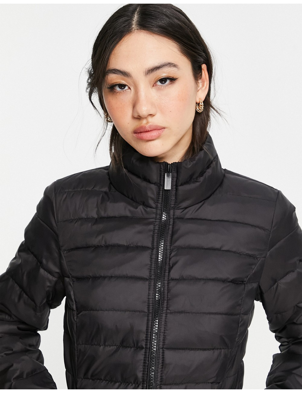 Only quilted jacket in Black