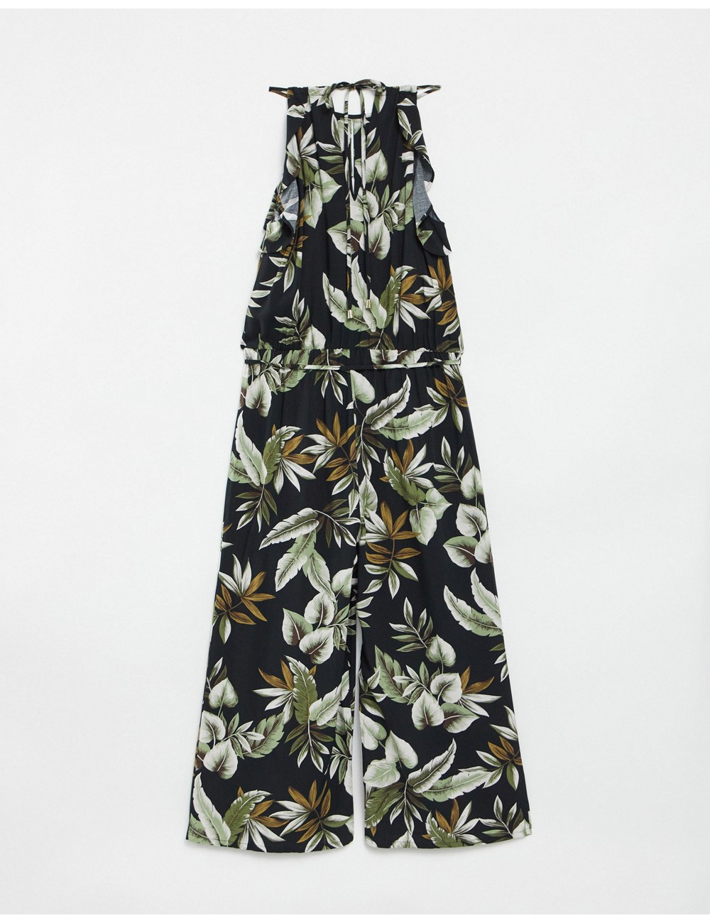 Oasis jumpsuit in palm print