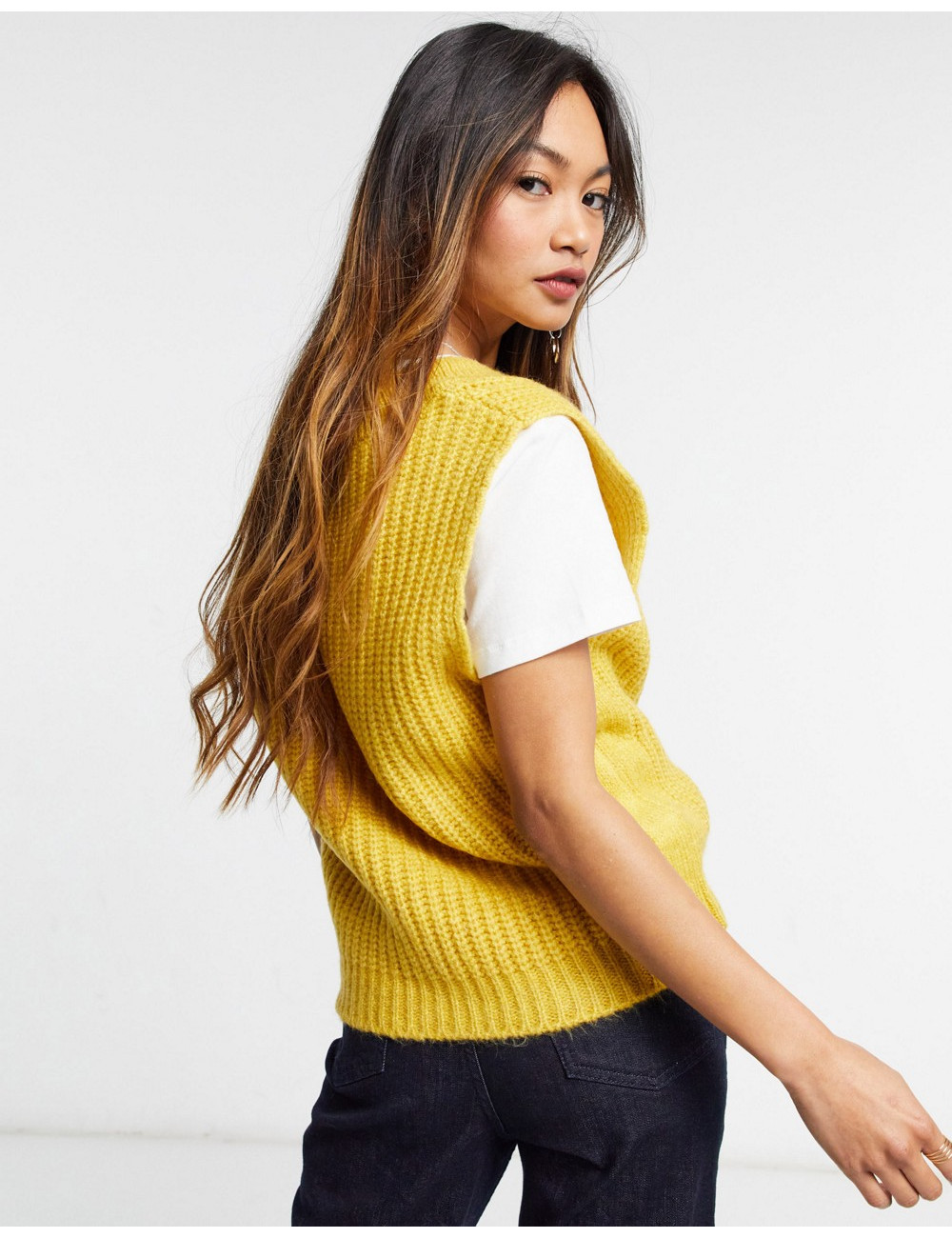 ASOS DESIGN chunky knitted...