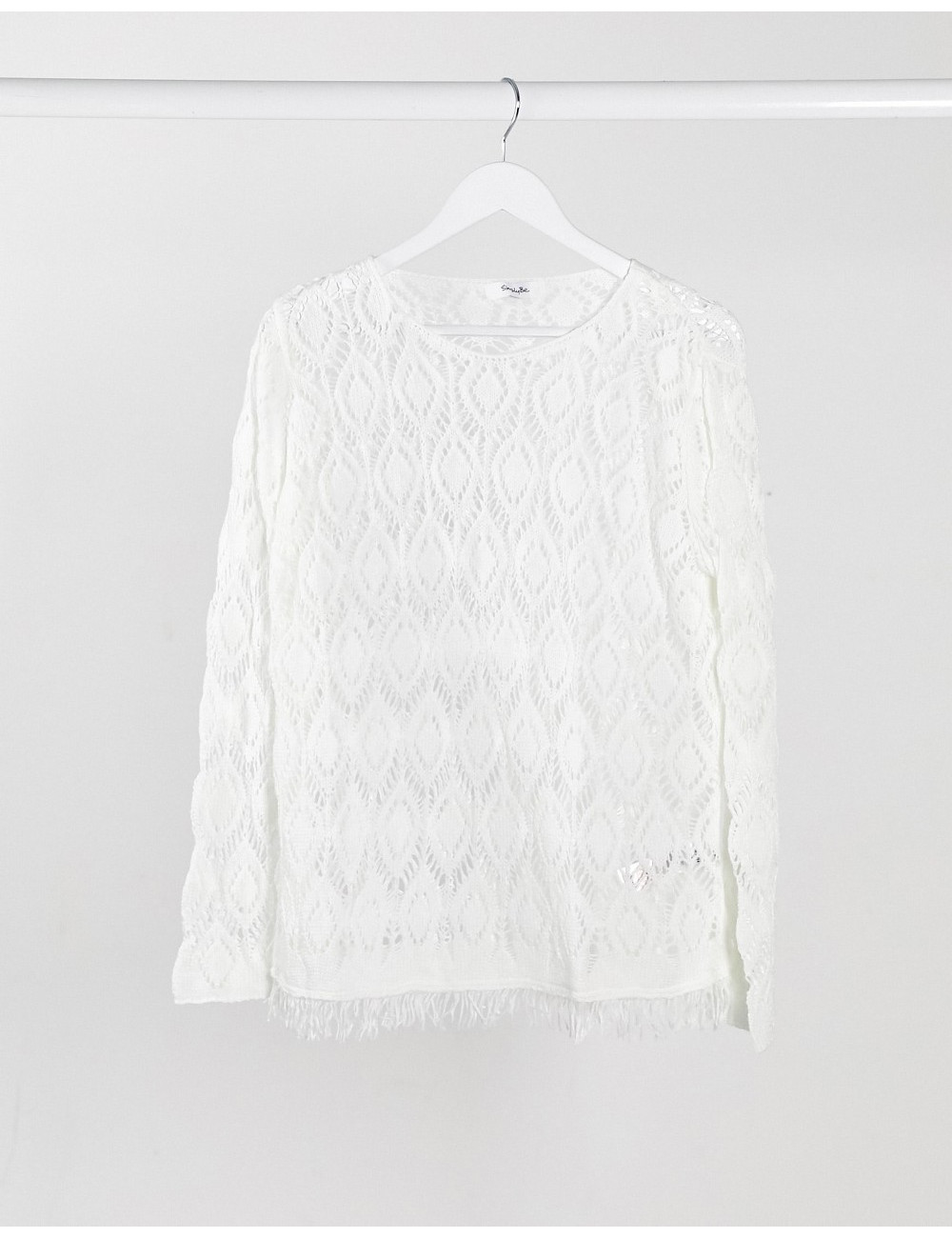 Simply Be fringe jumper in...
