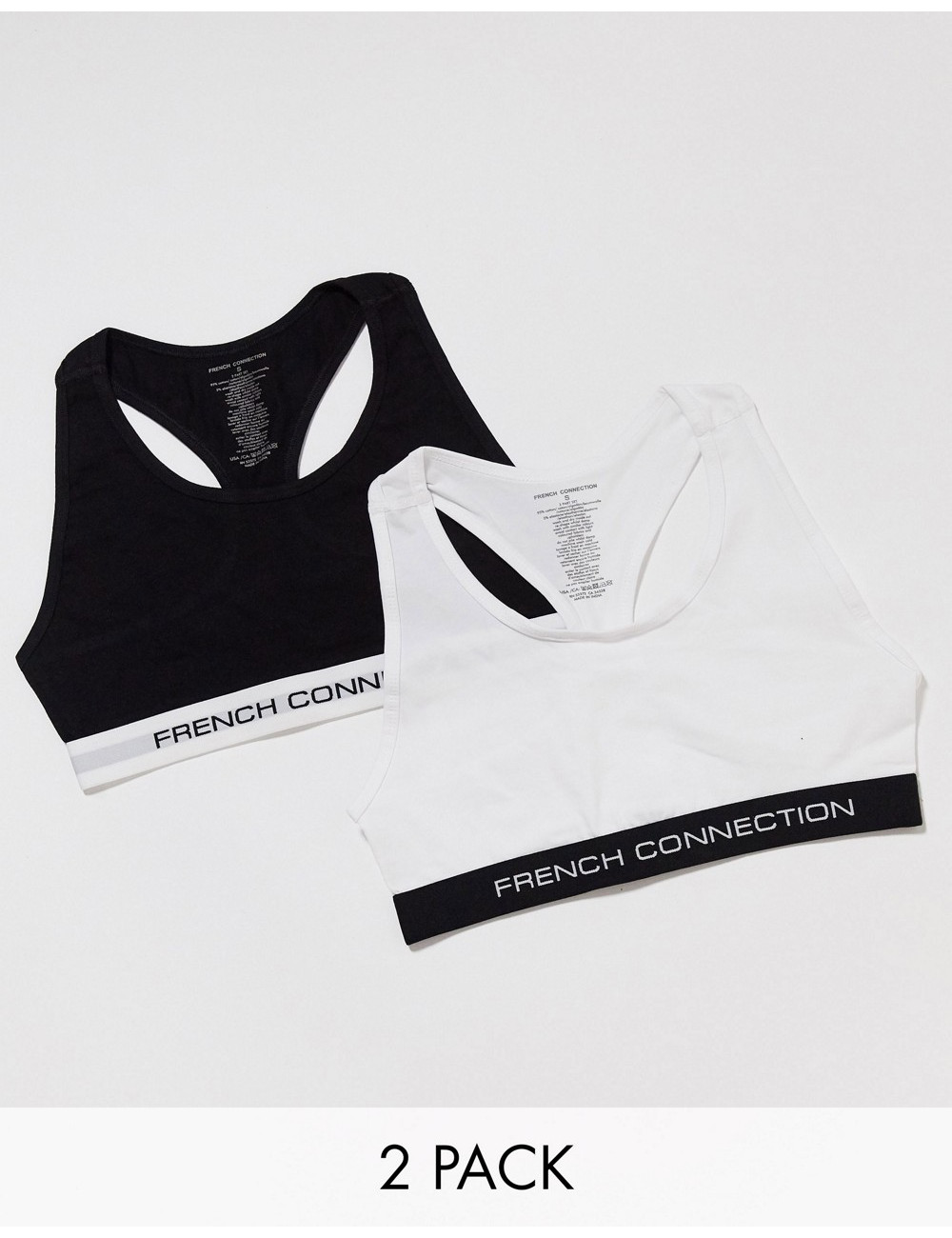 French Connection 2 pack bras