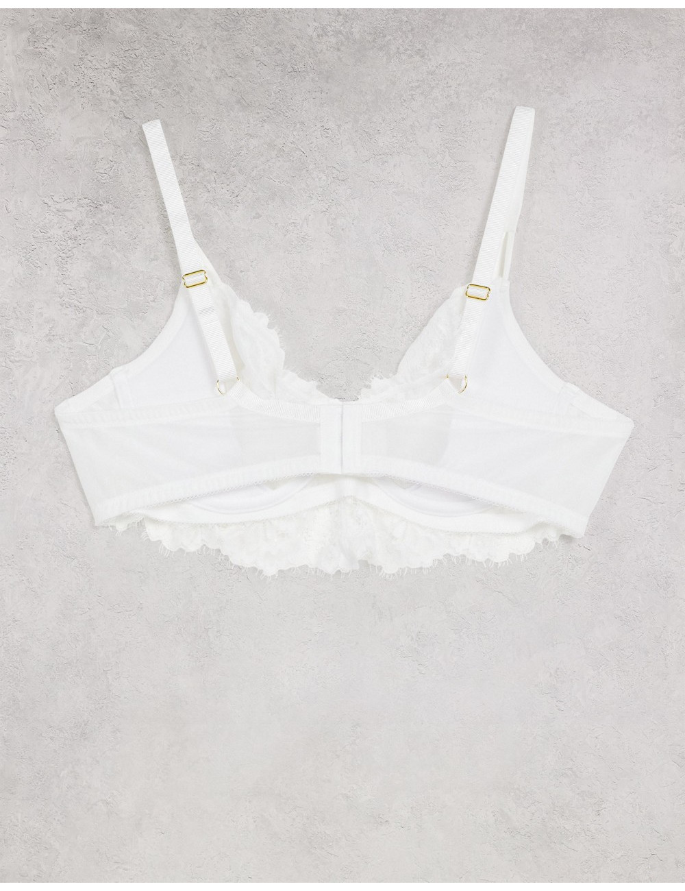 New Look demi cup bra in ivory