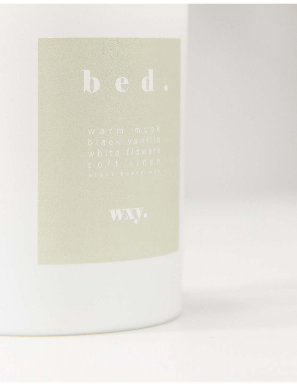 WXY. Bed. Warm Musk & Black...