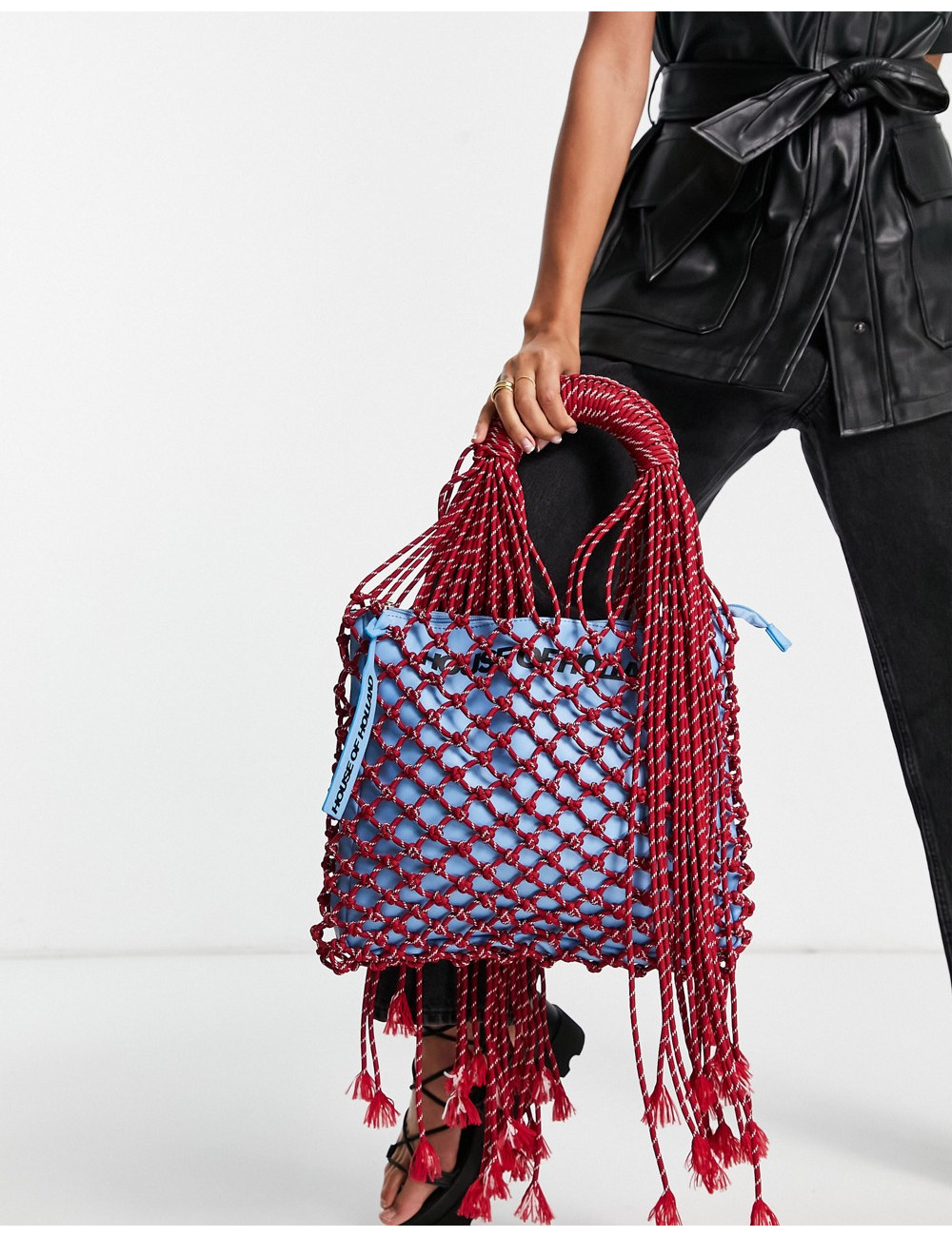 House of Holland net tote...