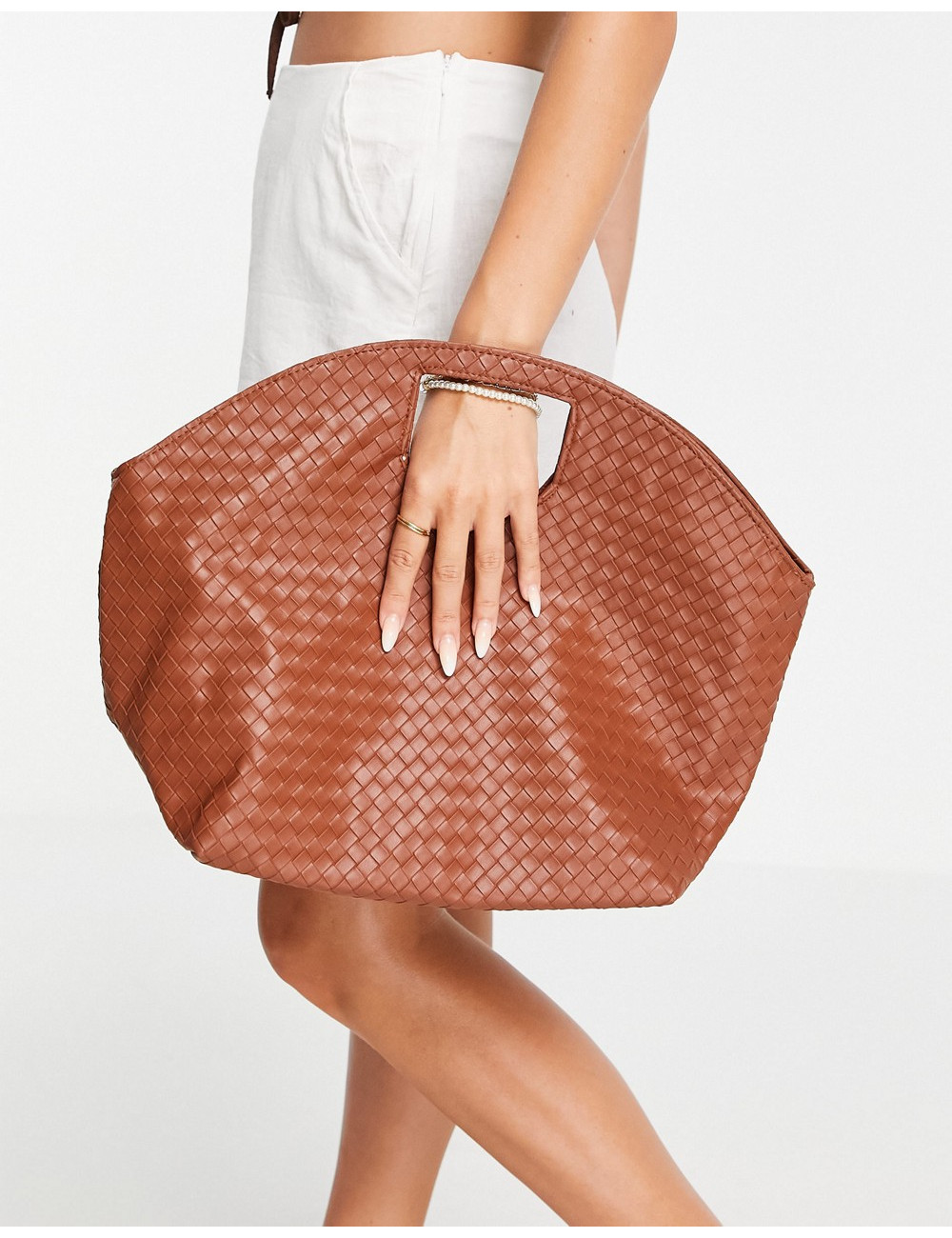 SVNX tote bag with weave...