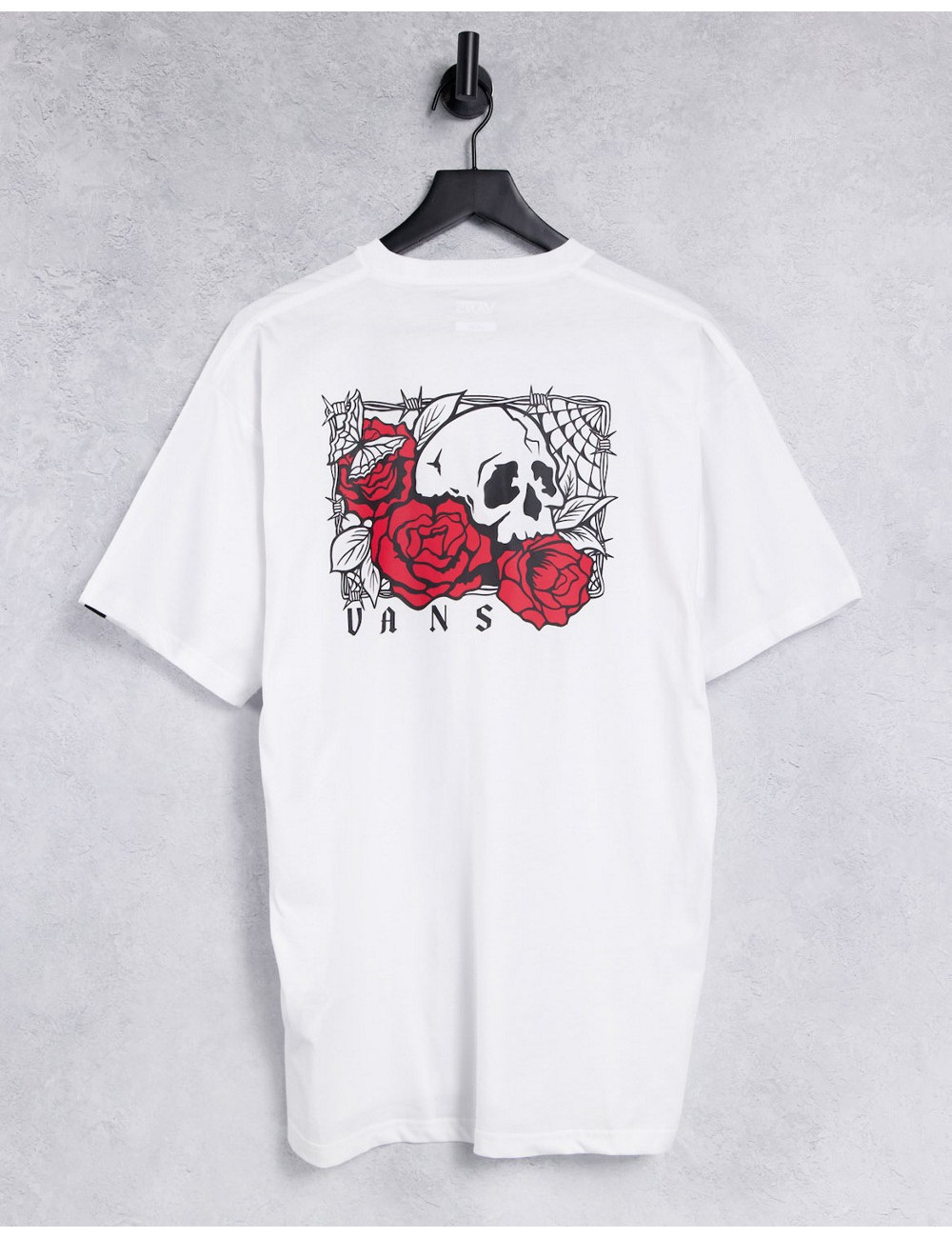 Vans Rose Bed t-shirt in white