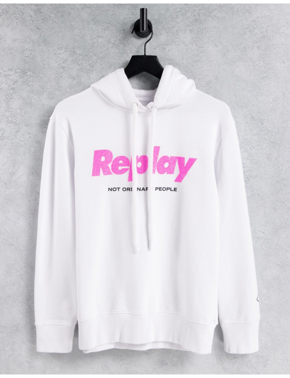 Replay neon logo front...