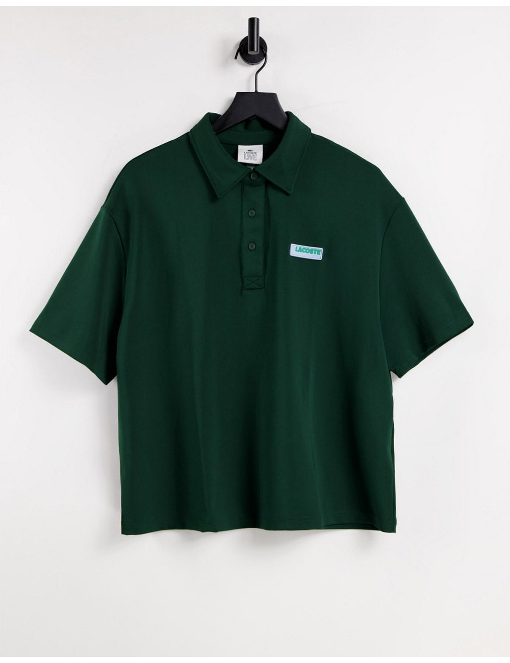 Lacoste oversized logo polo...