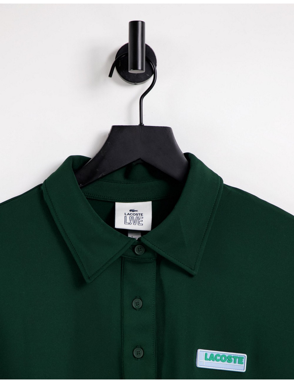 Lacoste oversized logo polo...