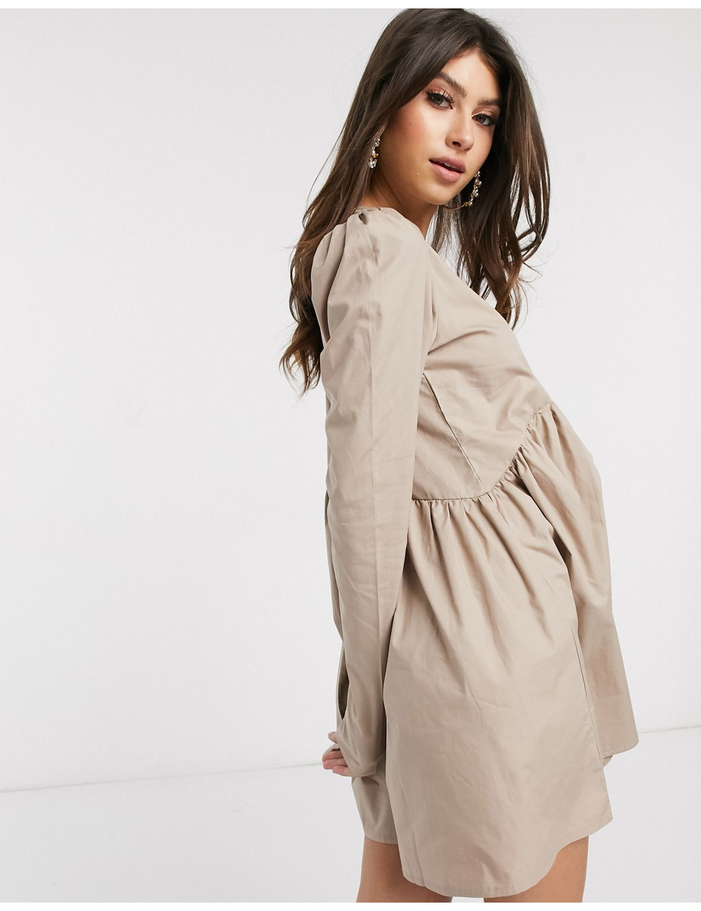 Missguided poplin smock...