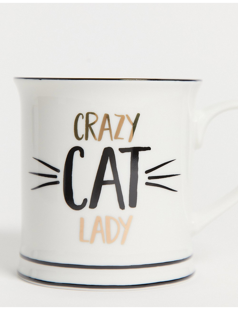 Sass & Belle cat lady mug