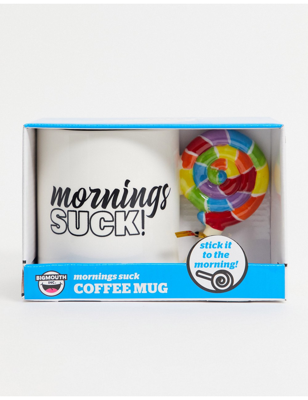 Big Mouth mornings suck mug