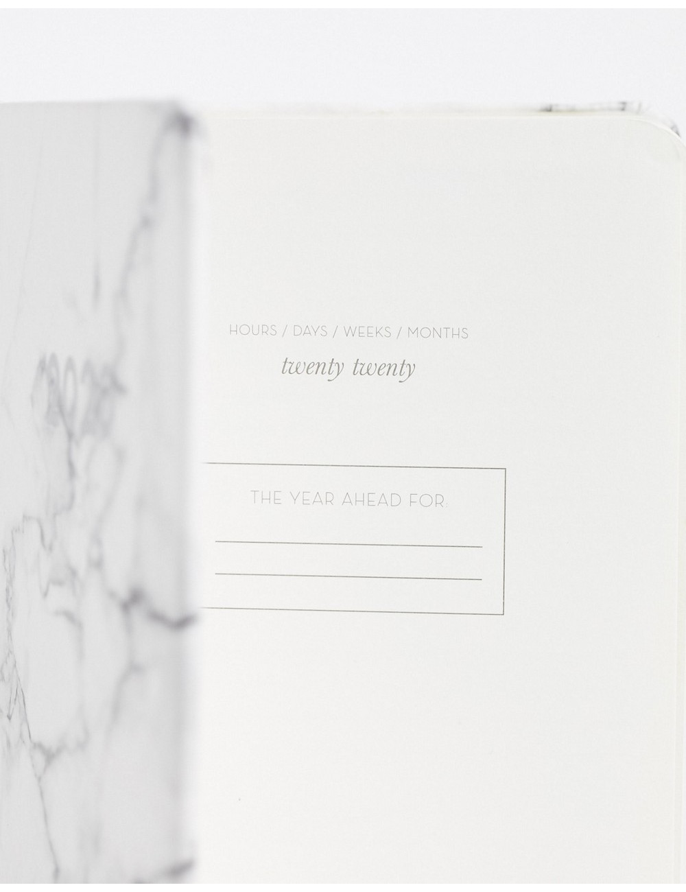 Typo marble 2020 A6 diary