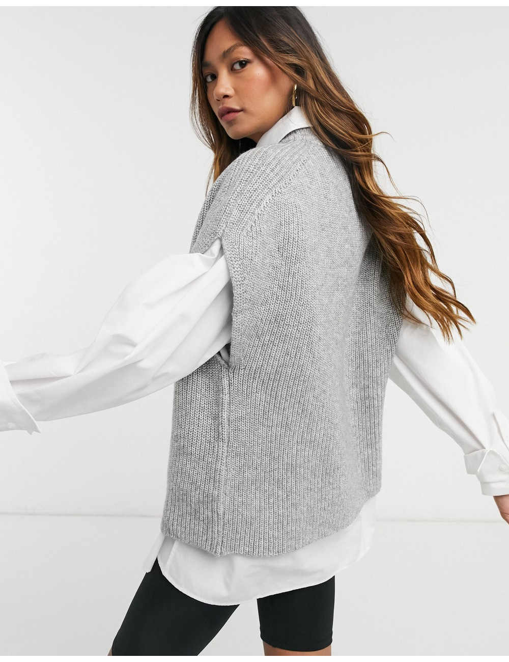 Vero Moda knitted vest with...