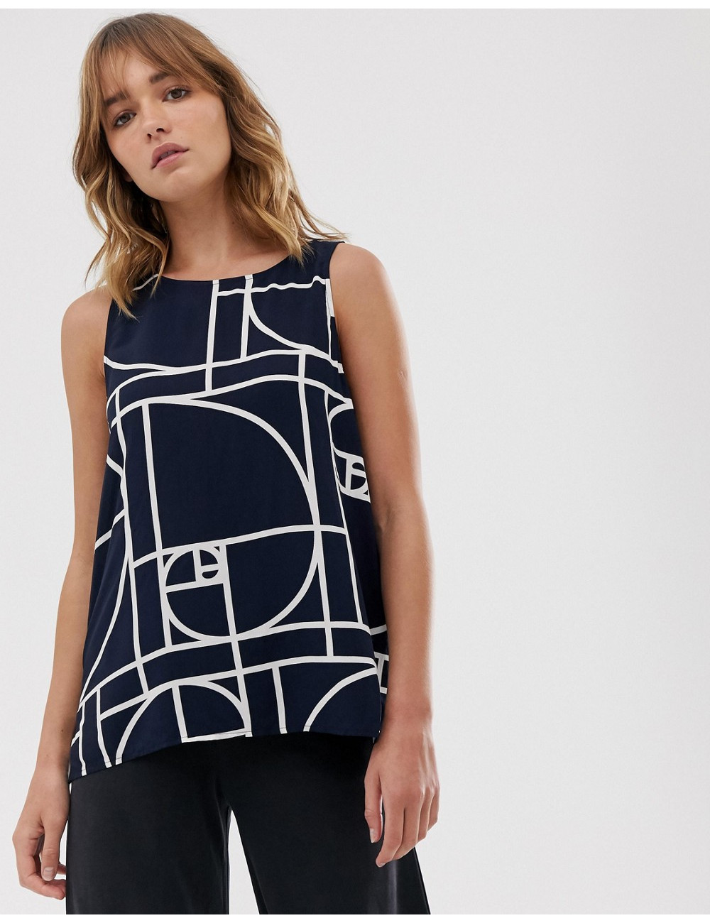 Weekday tank top in graphic...