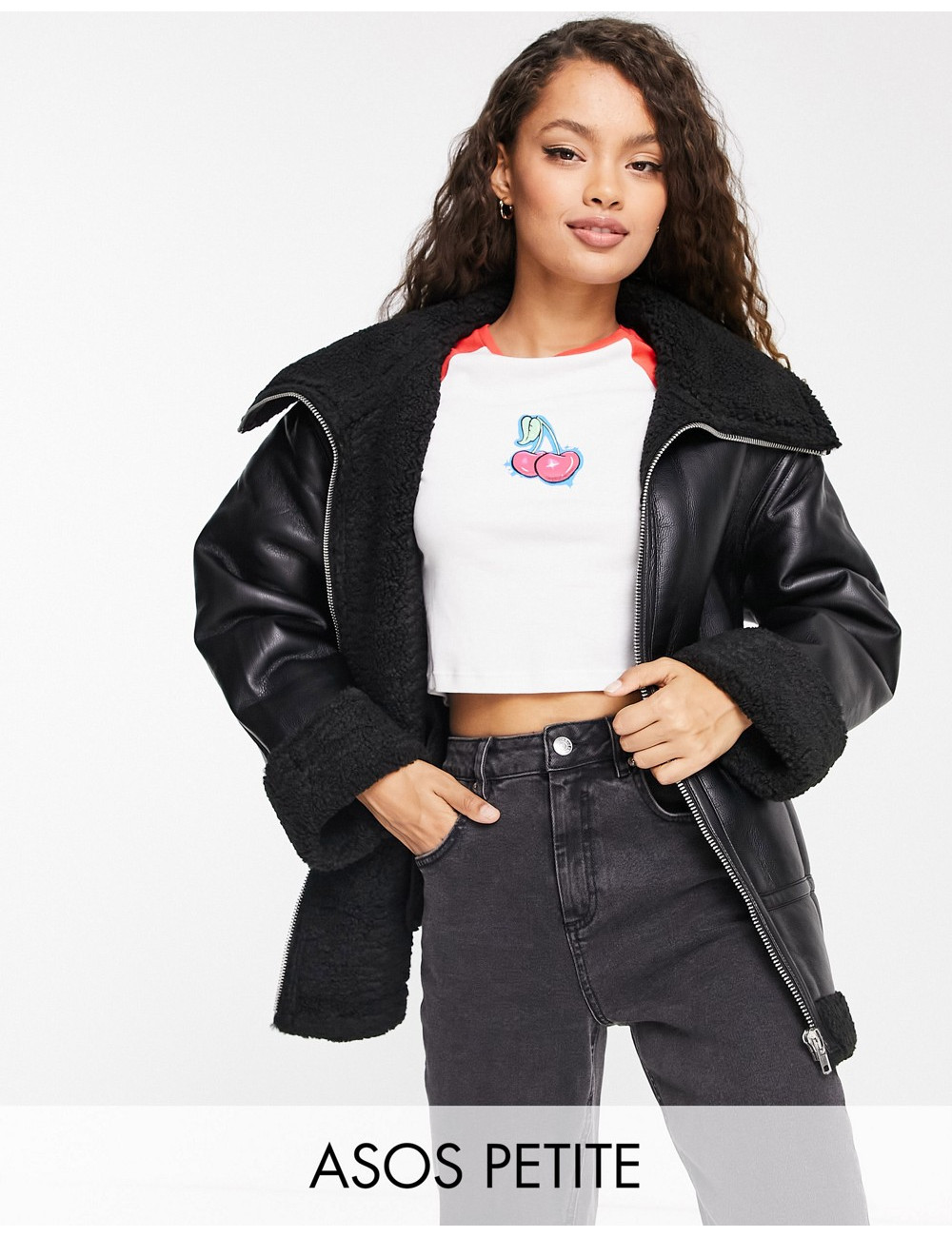 ASOS DESIGN Petite borg...