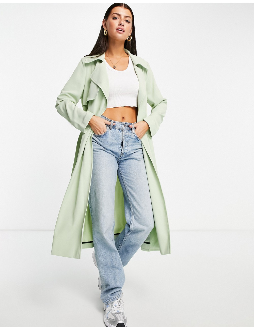 River Island belted trench...