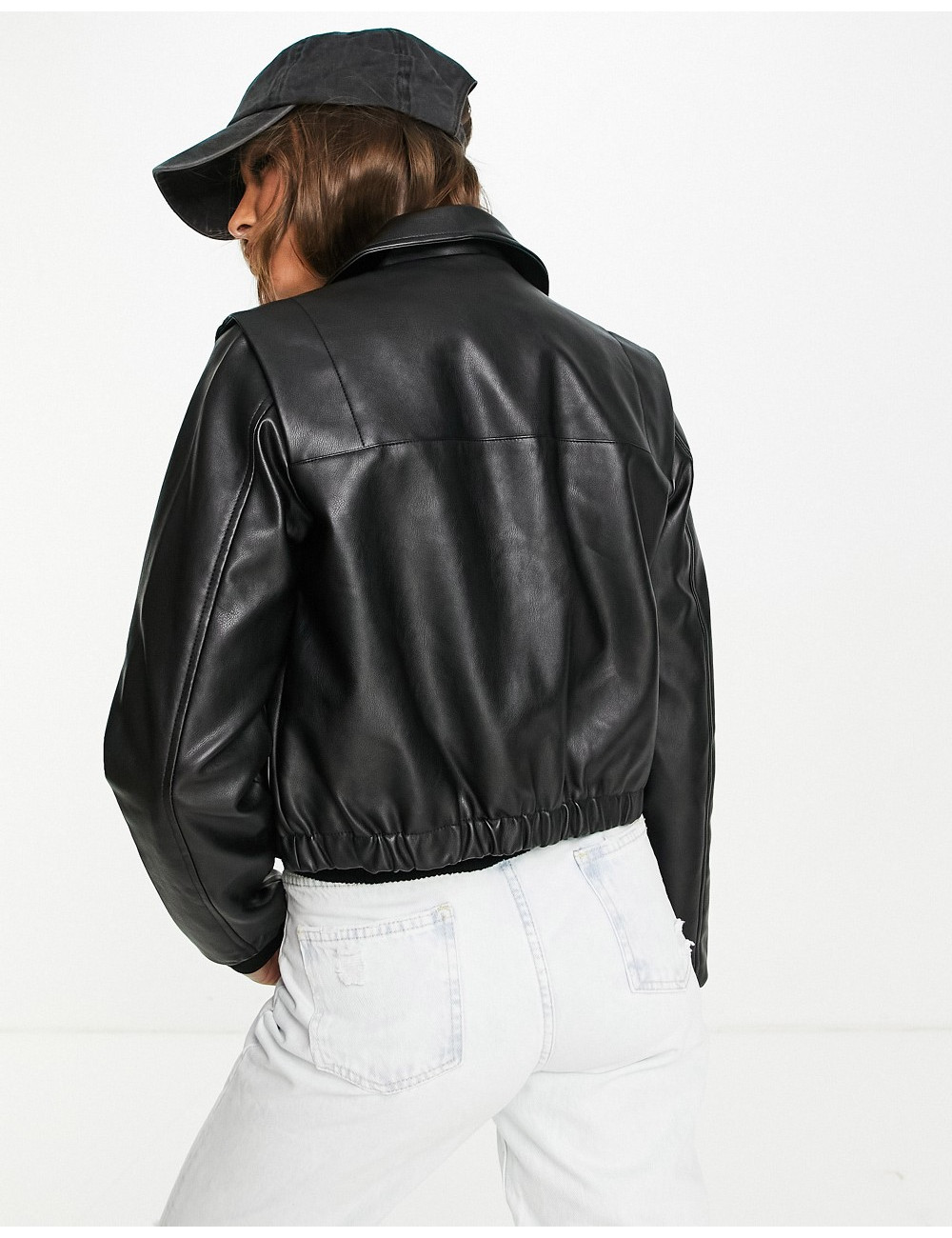 Pimkie faux leather bomber...