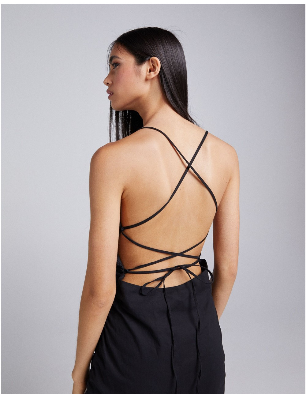 Bershka fitted strappy back...
