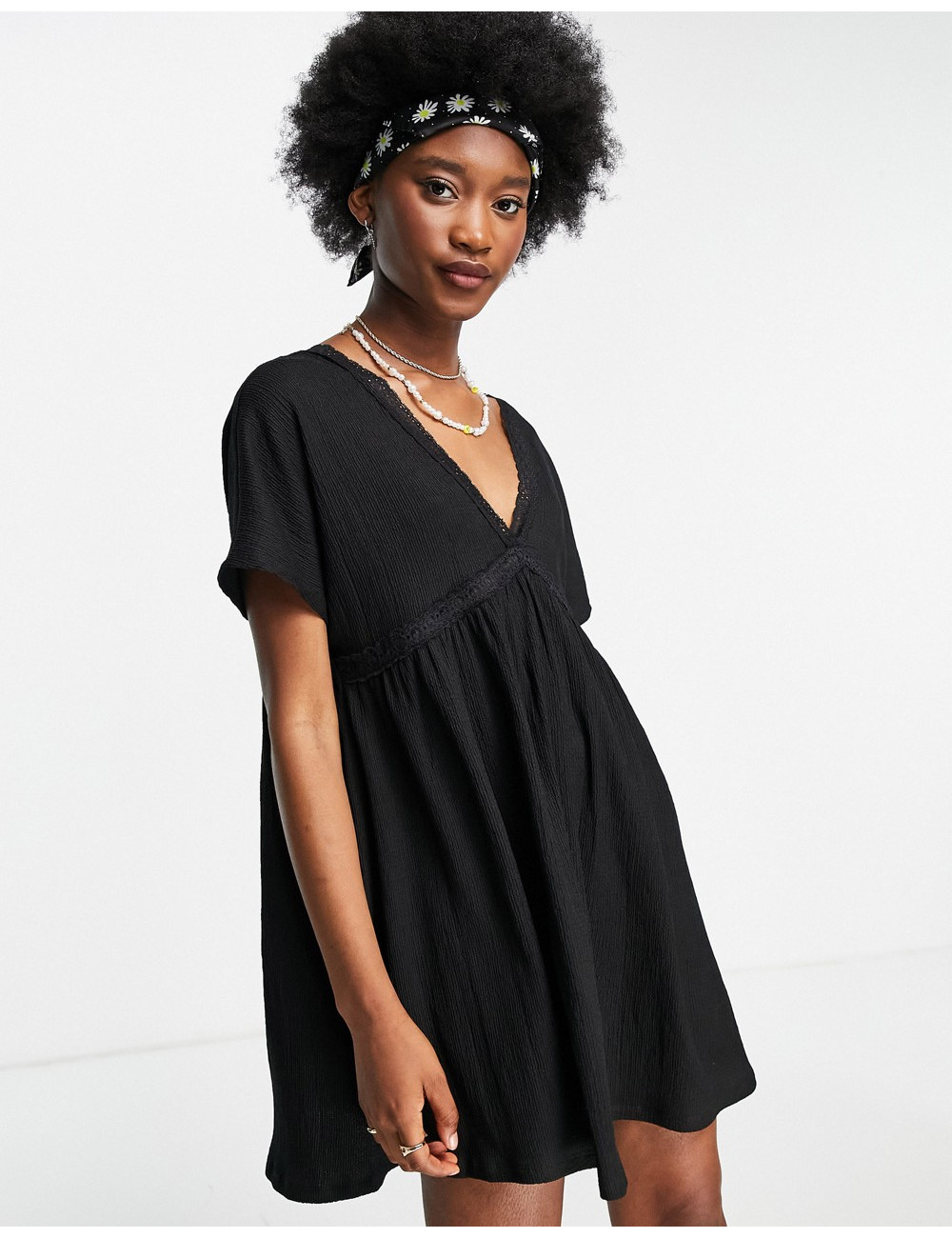 ASOS DESIGN mini smock...