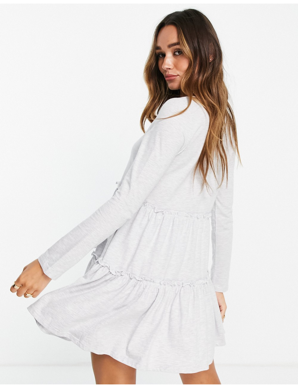 River Island smock tiered...