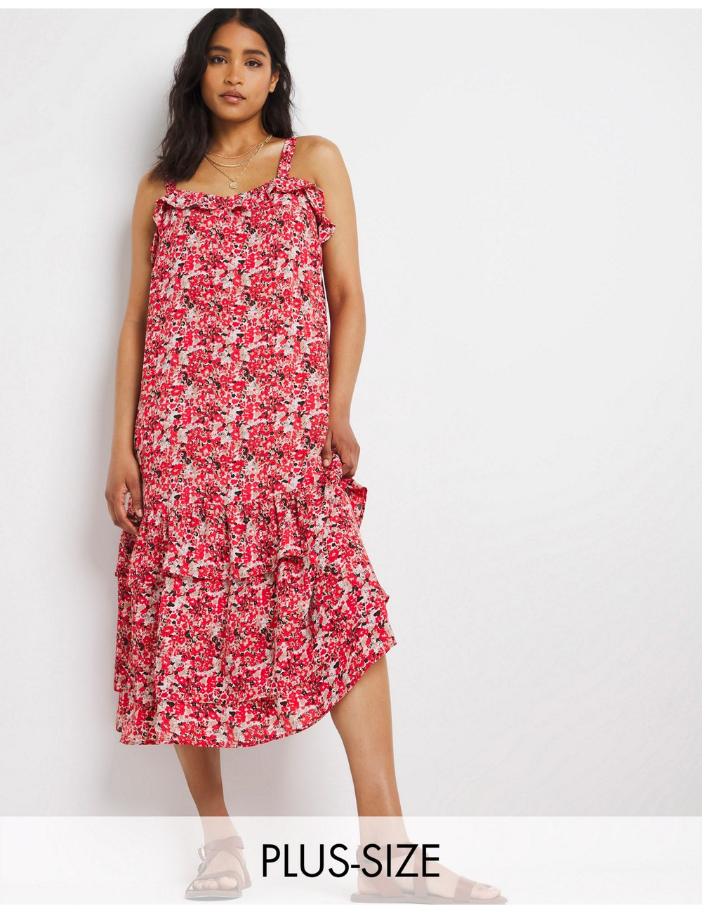 Simply Be tiered sundress...
