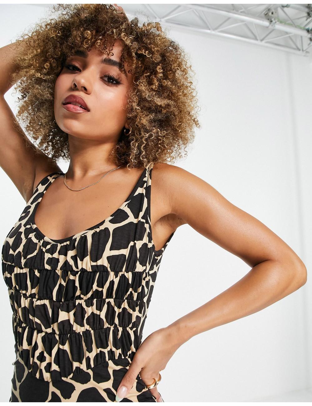 ASOS LUXE mini dress with...