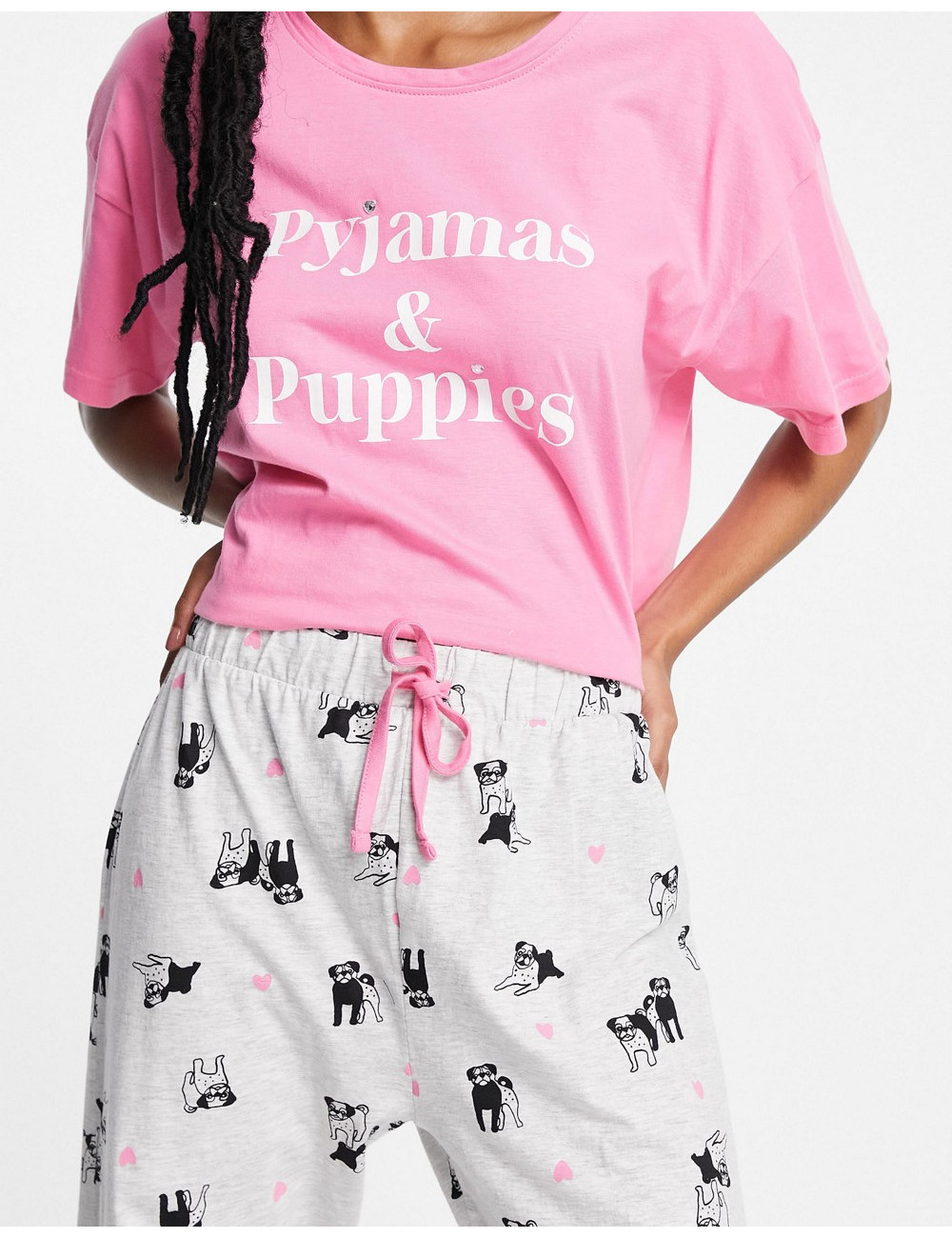 New Look pyjamas & puppies...