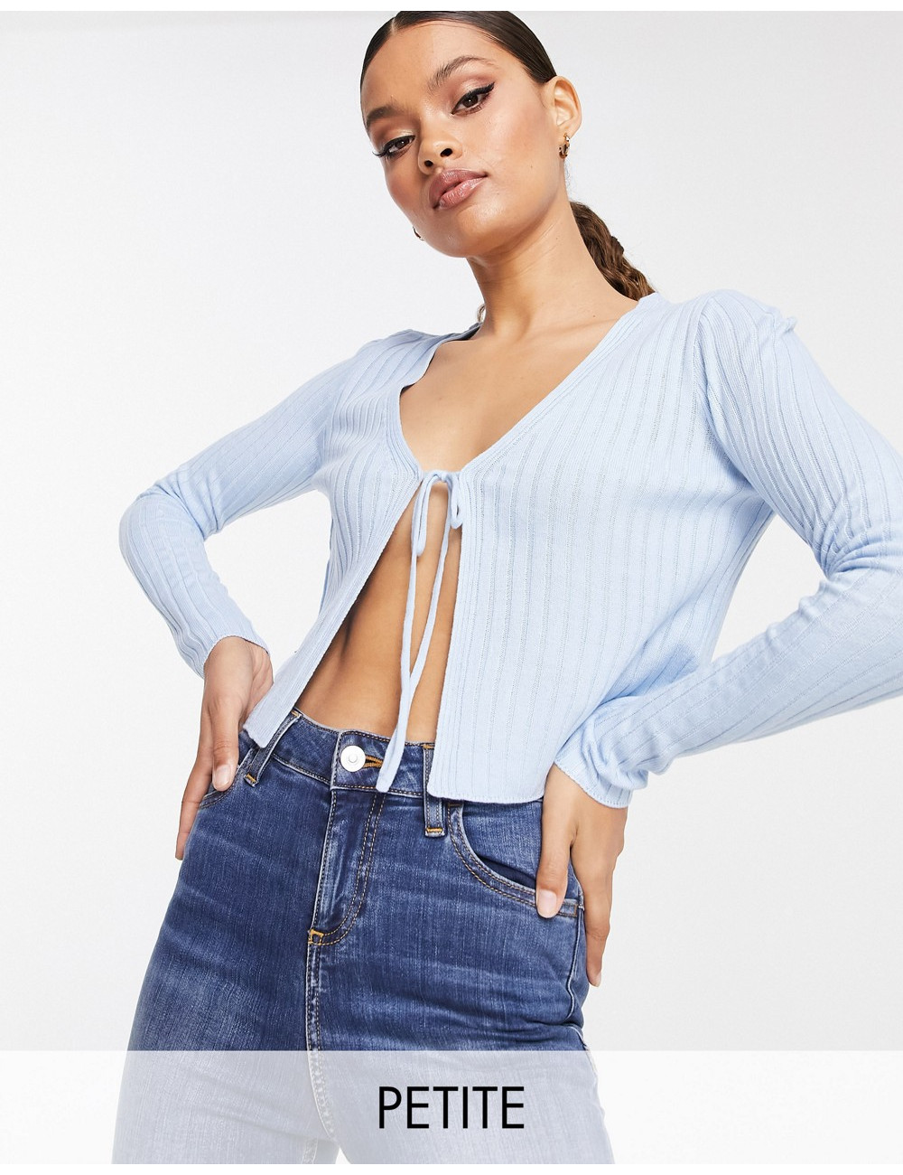 Missguided Petite tie front...