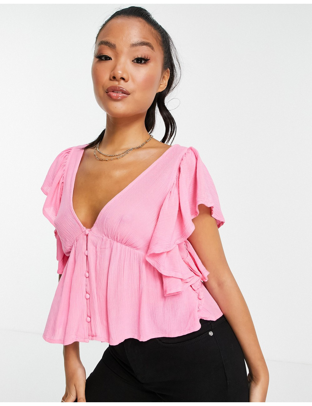 Y.A.S Petite frill sleeve...