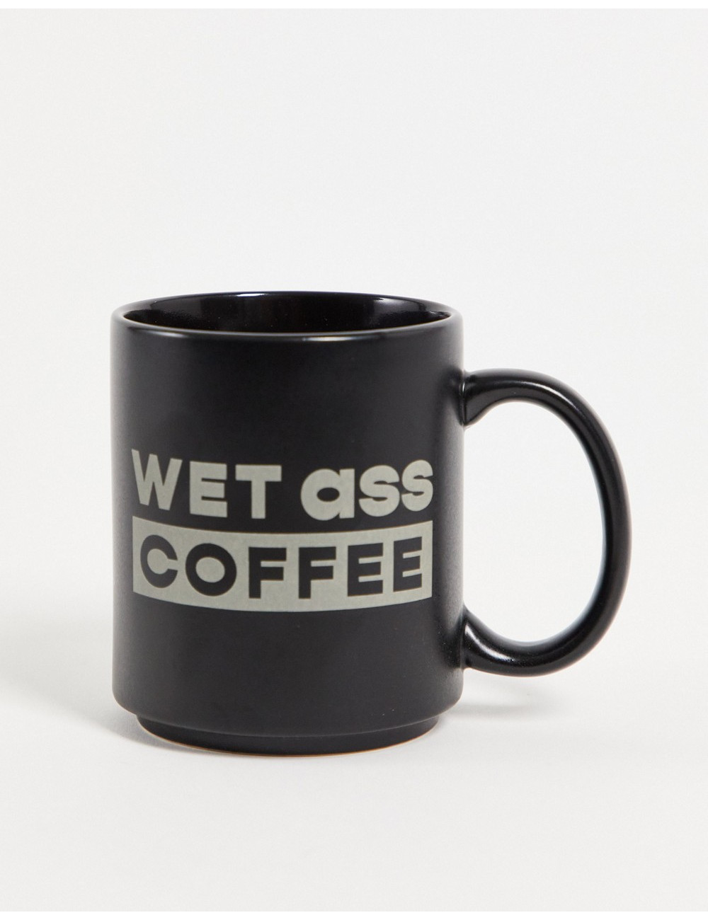 Typo slogan coffee mug in...