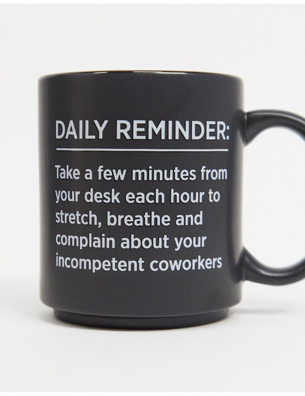 Typo mug with daily...