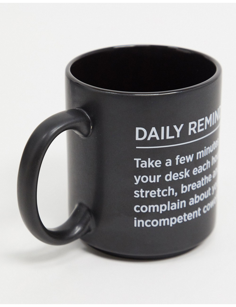 Typo mug with daily...