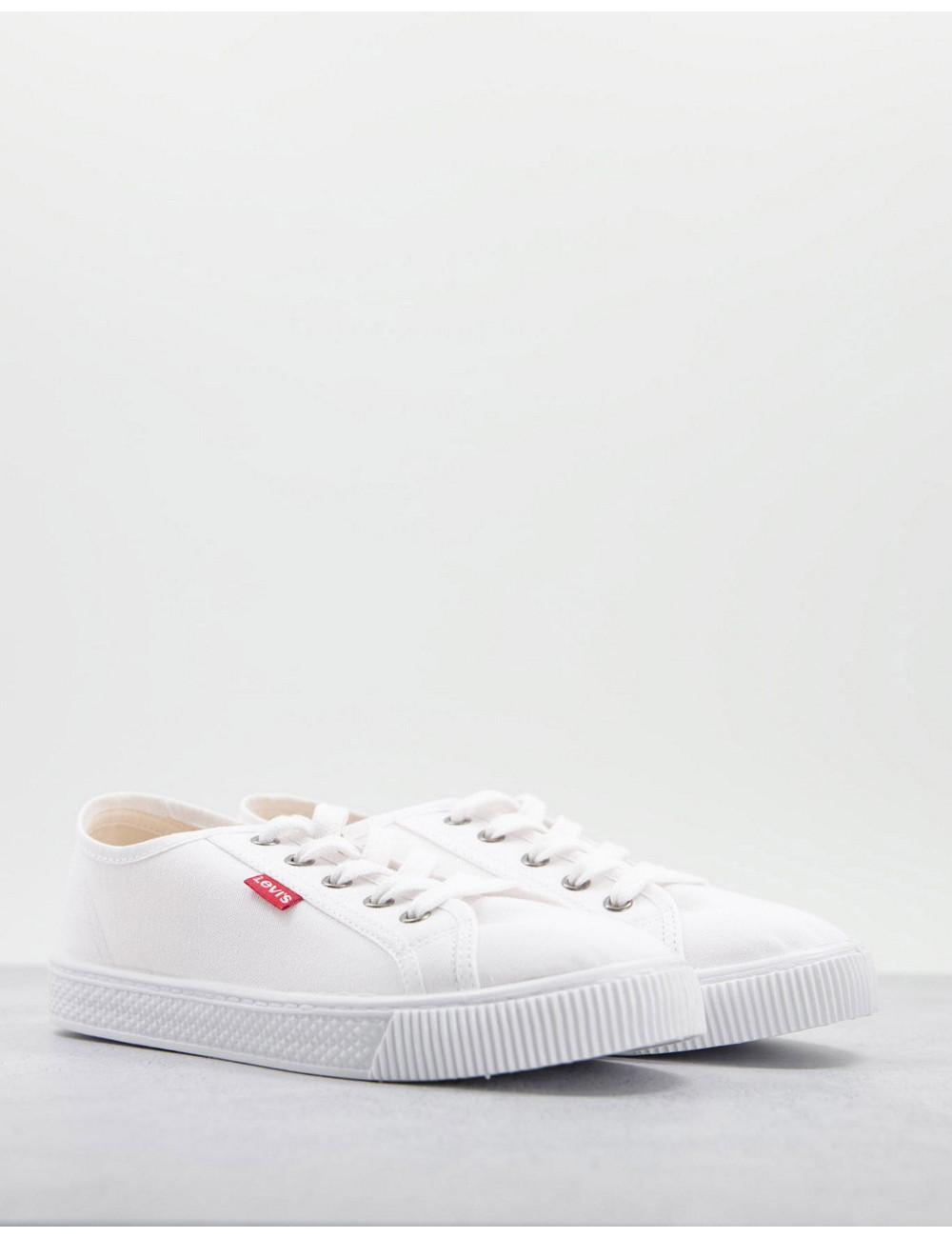 Levi's canvas shoe with red...