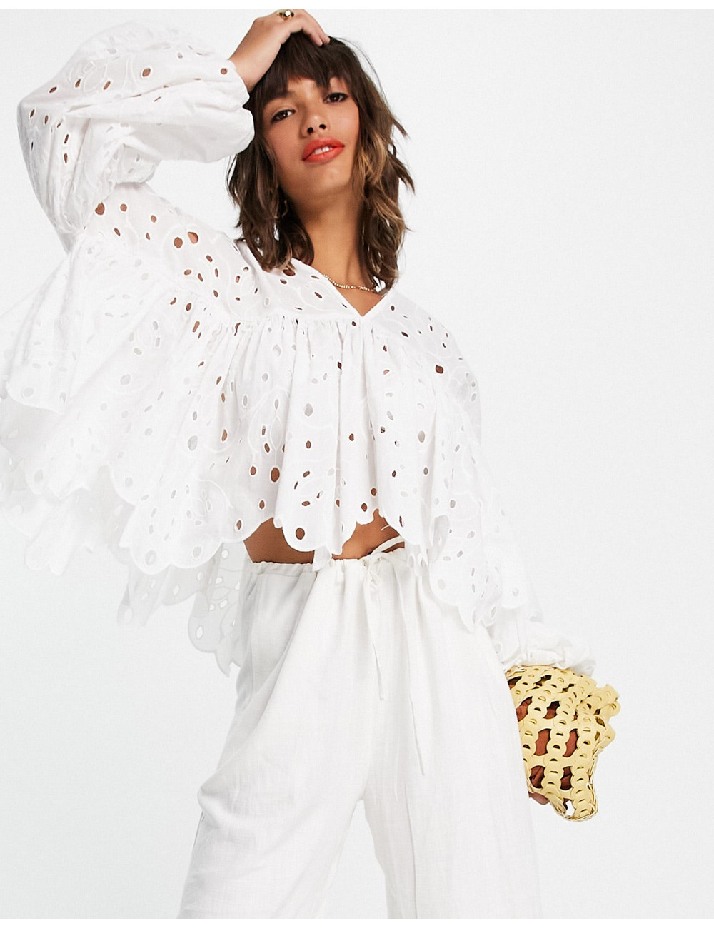 ASOS EDITION broderie...