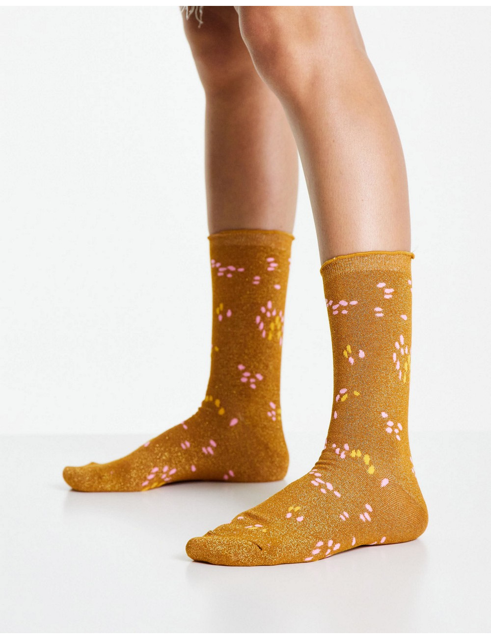 Selected Femme socks in brown