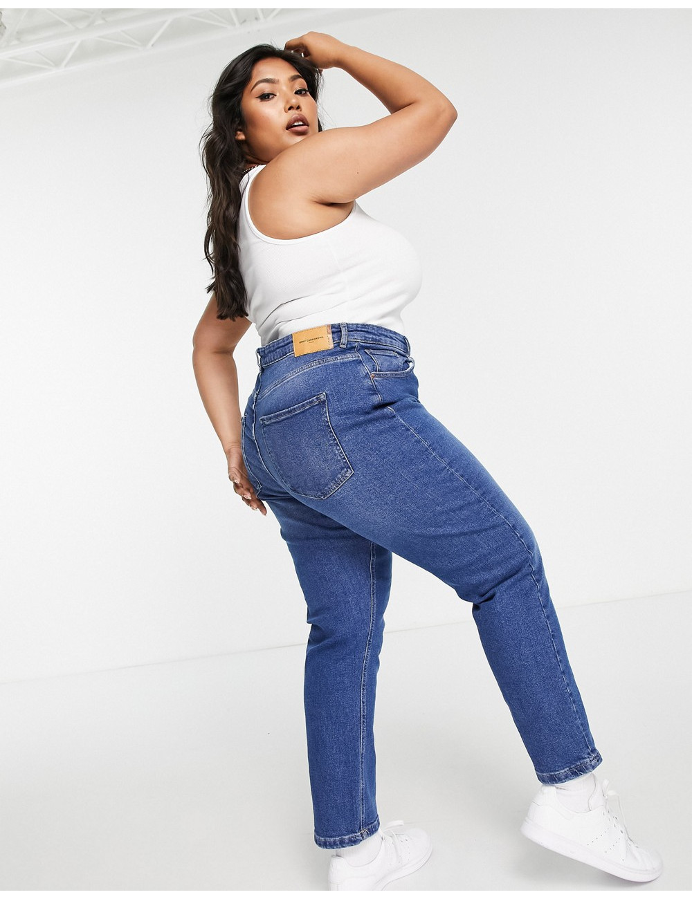 Only Curve mom jeans in...