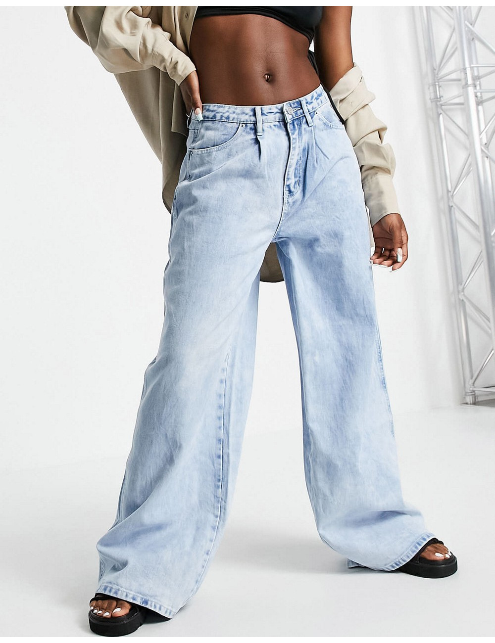 Missguided 90s wide leg...