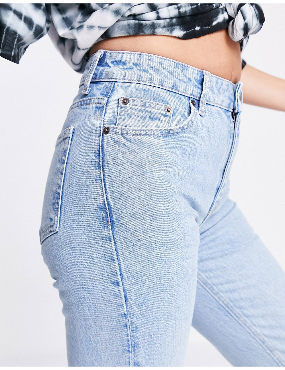 Topshop Straight jeans in...