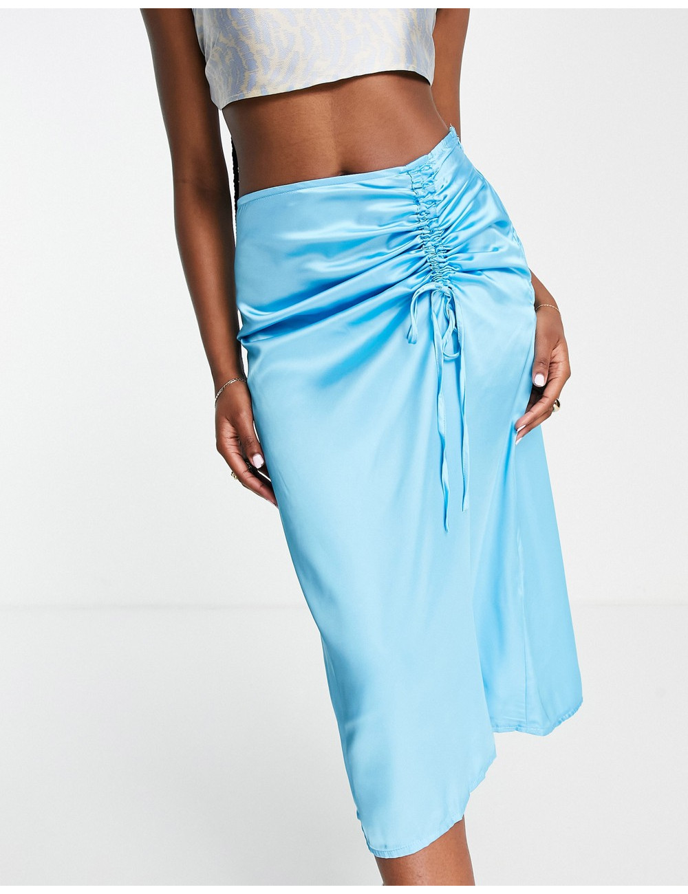 Missguided co-ord satin tie...