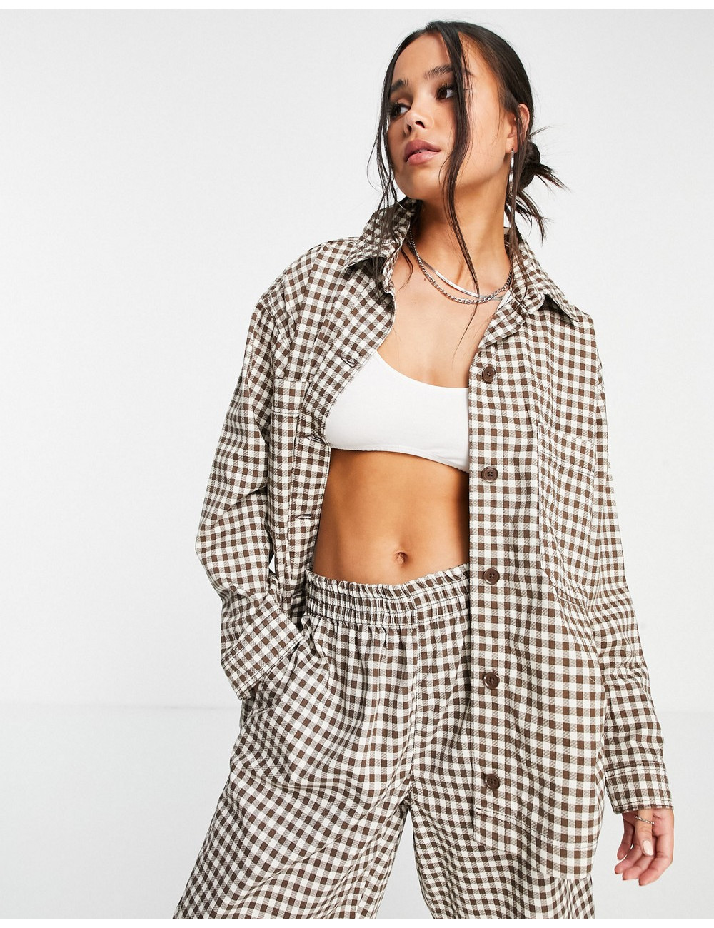 Topshop co-ord overshirt in...