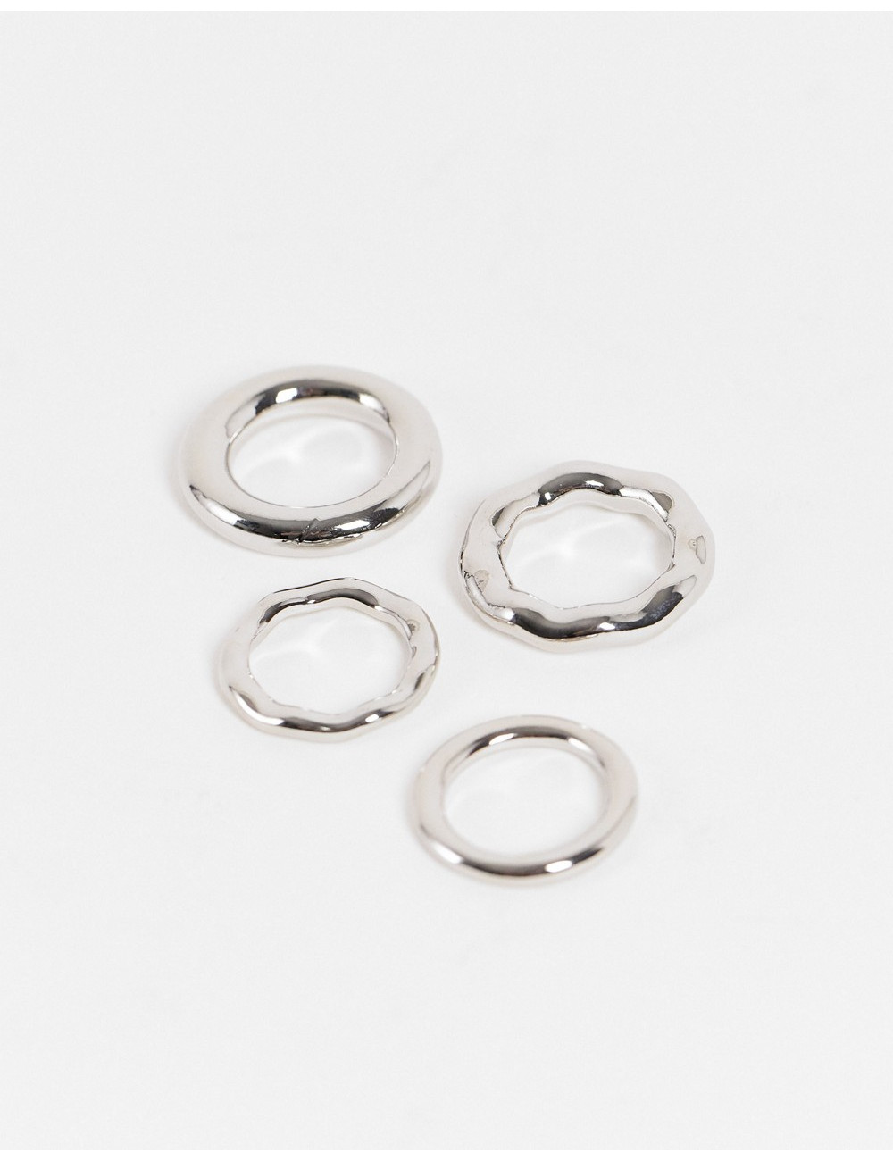 ASOS DESIGN pack of 4 rings...