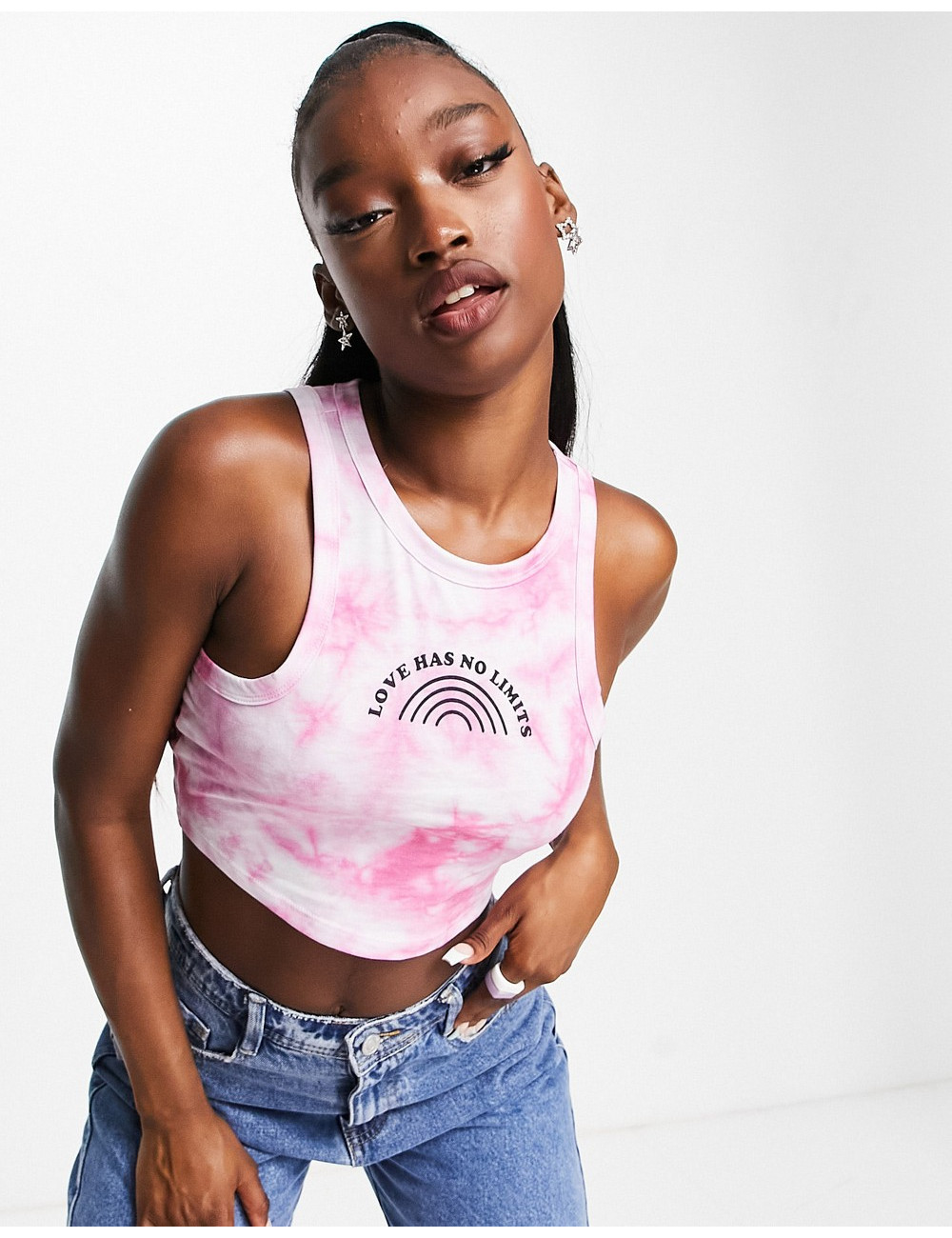 Missguided racer top with...