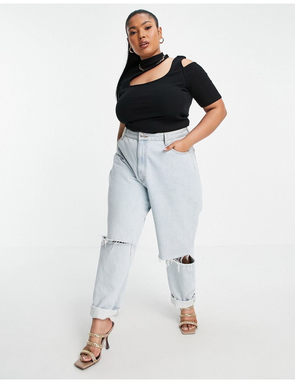 ASOS DESIGN Curve top with...