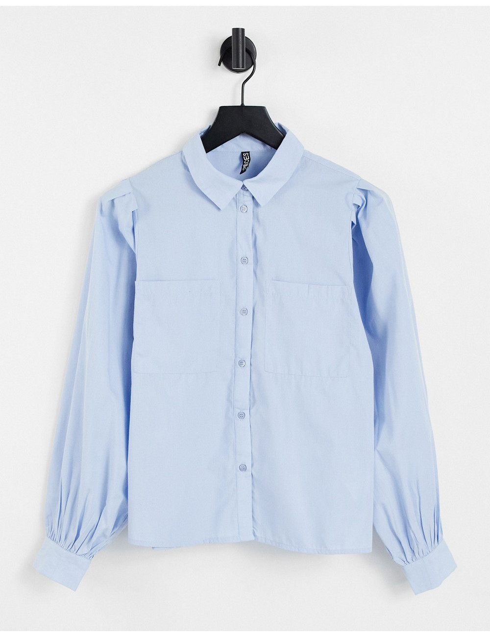 Pieces shirt with pleat...