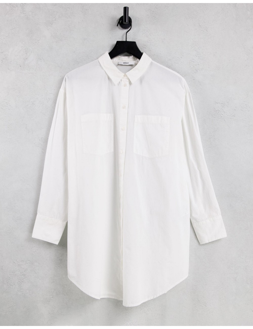 Only longline shirt with...